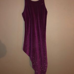 Purple dance dress